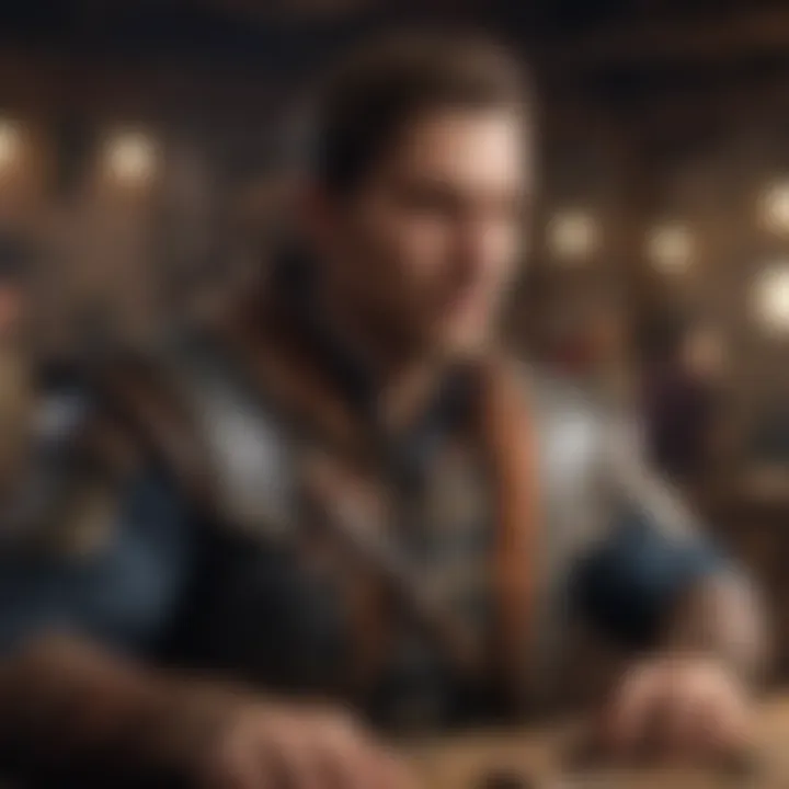 A vibrant community event featuring Gog Gwent players engaged in gameplay