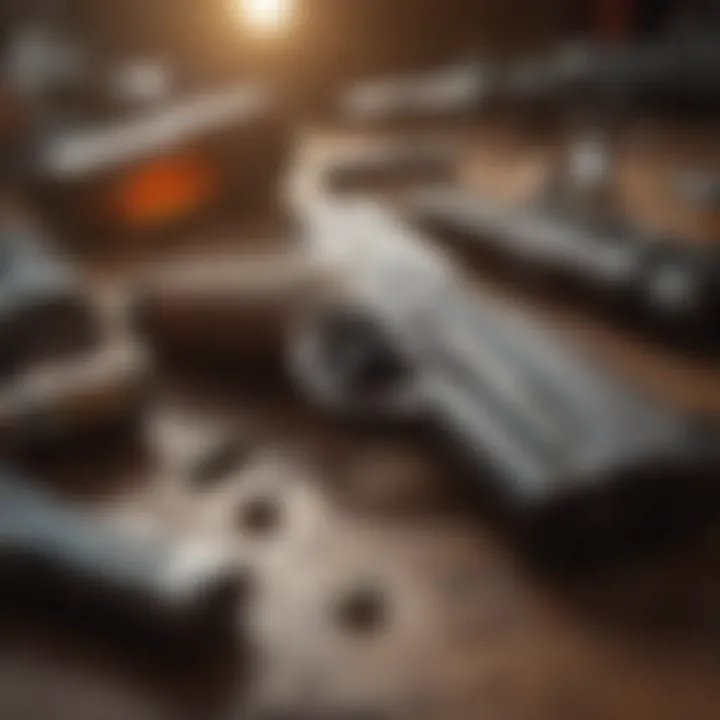 An illustration depicting various genres of gun games available online