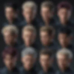 Jujutsu Kaisen character collage showcasing diverse personalities