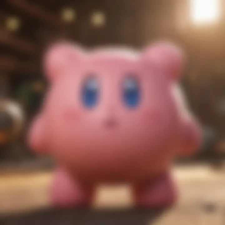 Showcasing the stunning graphics of Kirby on Nintendo Switch