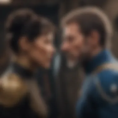 Emotional reunion between key characters in Star Trek Discovery