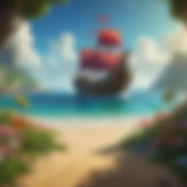 Artistic depiction of the colorful and vibrant world of The Wind Waker