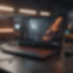 Lenovo gaming laptop showcasing high performance specifications