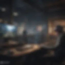 An artistic representation of Microsoft's gaming technologies