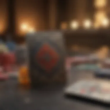 Streaming platform showcasing online card games with an interactive audience