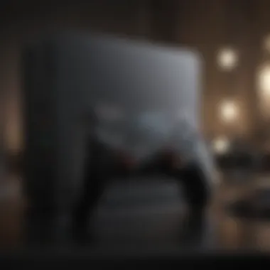 Elegance and Innovation in Gaming Hardware Innovative gaming console design with sleek aesthetics