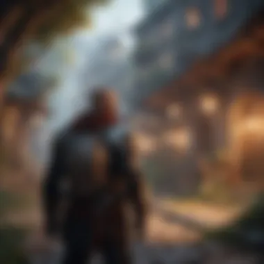 Immersive Online Adventures Captivating visuals of a fantasy world in an immersive online adventure.