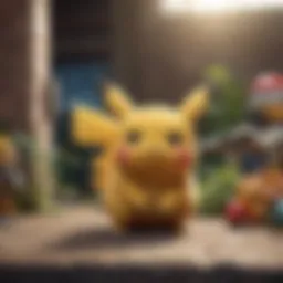 Artwork showcasing various Pokémon characters