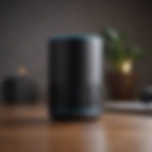 Sleek minimalist smart speaker