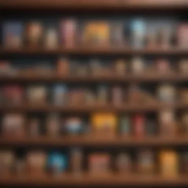 Diverse Educational Options for Young Learners Variety of educational puzzle games displayed on a shelf