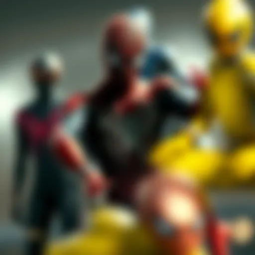 The evolution of Spider-Man suits through the years.