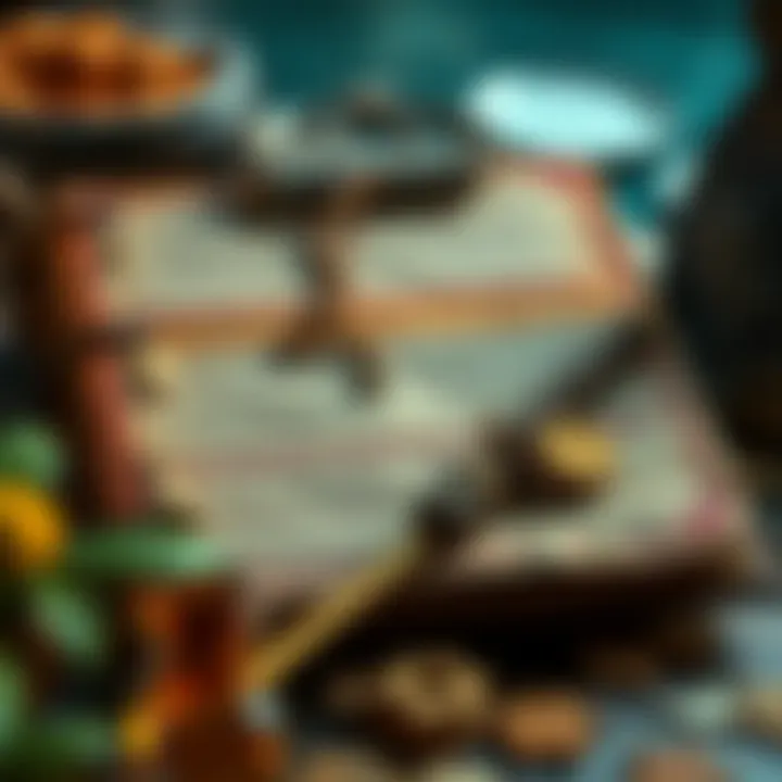 A visually engaging depiction of a quest log filled with various tasks.