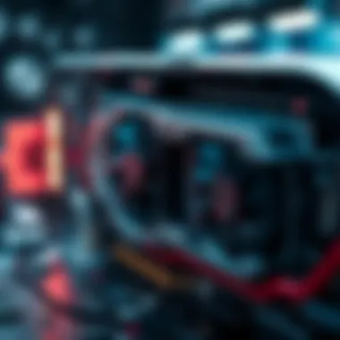 Cutaway view of RX graphic card architecture