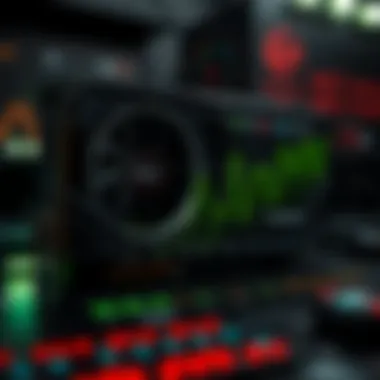 Performance benchmark graph showcasing RX card efficacy