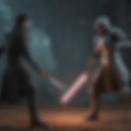Virtual duel between two skilled players