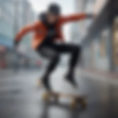 Character Design: The Art of Sk8 the Infinity An intricate character design blending skate culture with anime influences