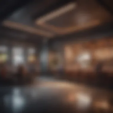 Community Hub: The Game Lobby Experience A vibrant game lobby showcasing diverse avatars engaged in conversation