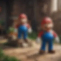 A nostalgic view of the original Super Mario Bros. gameplay