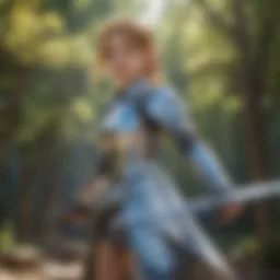 Key characters from Sword Art Online: Alicization in action