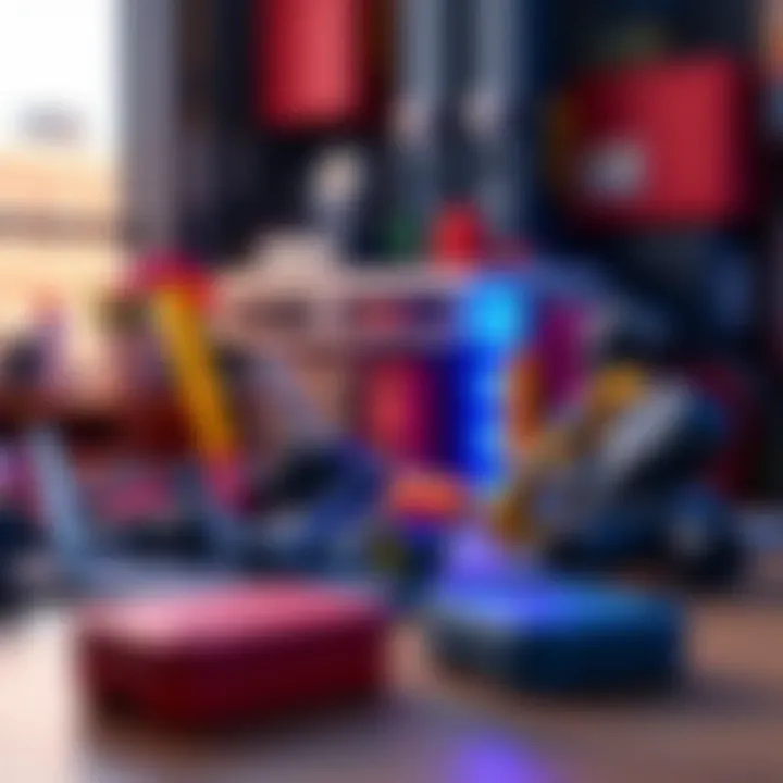 A collection of essential building tools in Roblox for house creation