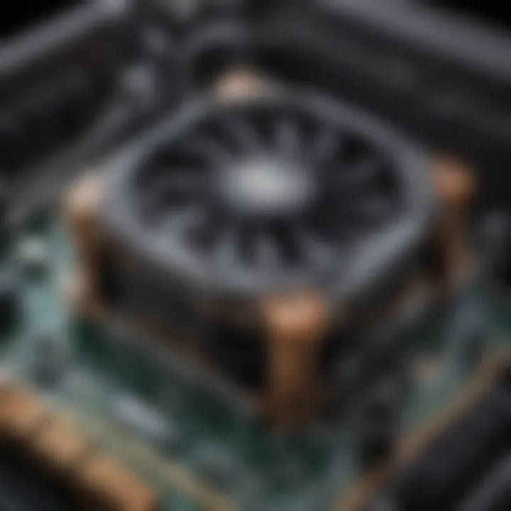 Installation of an AIO CPU cooler on a motherboard