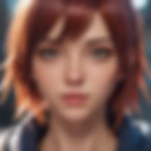 Vibrant anime character showcasing a popular series
