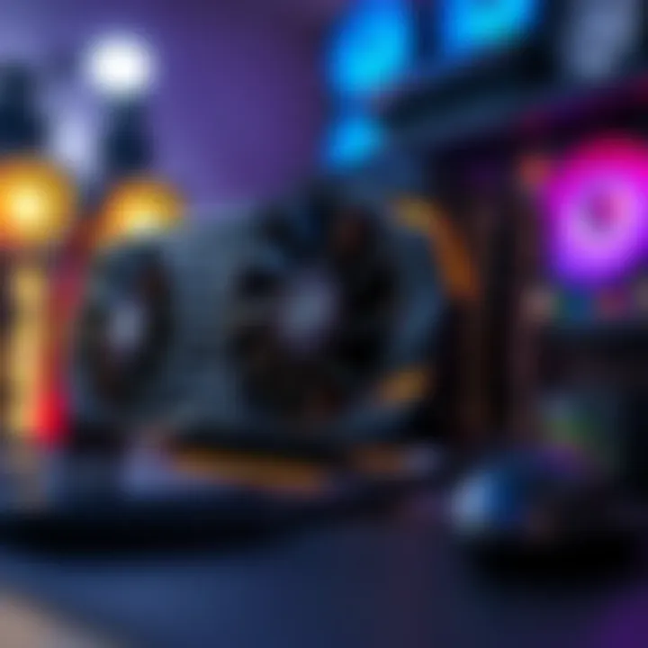 High-performance mid-range GPU showcasing advanced cooling technology