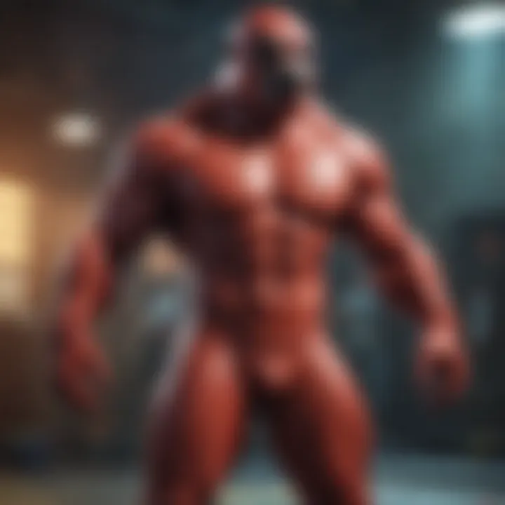 Illustration of character design showcasing unique aesthetics