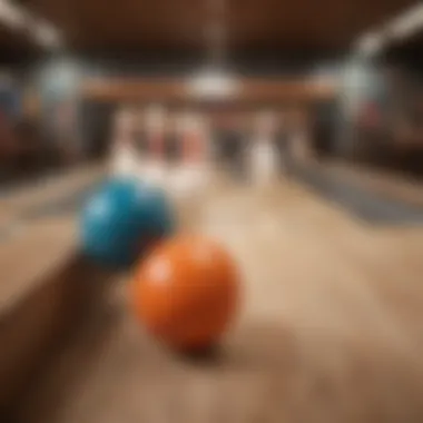 Multiplayer Gameplay Screenshot Screenshot of a multiplayer bowling game with players in action
