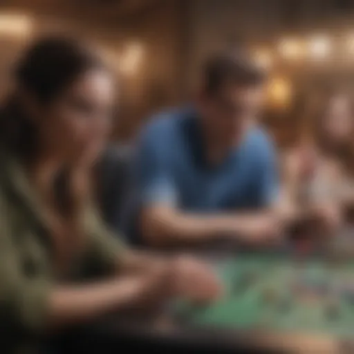 A diverse group of individuals engaged in cooperative gaming