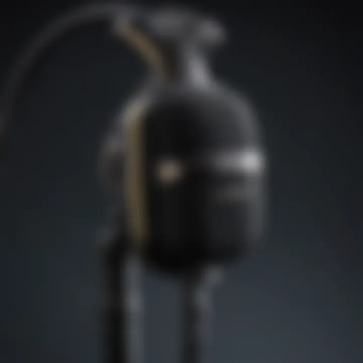 Comparison chart of various gaming headsets' microphone specifications