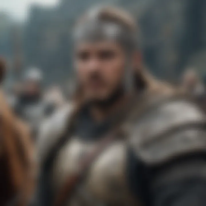 Close-up of the special features included in the Last Kingdom DVD set