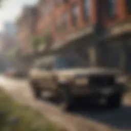 The Last of Us's post-apocalyptic landscape showcasing its environmental storytelling