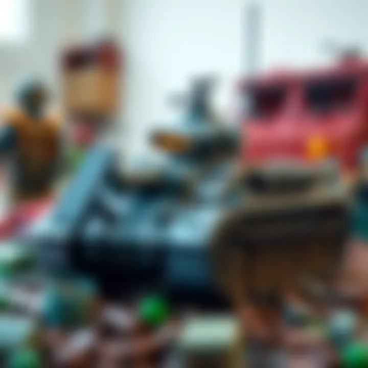 Community engagement in building LEGO models