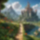 A vibrant landscape from the Mario World series showcasing iconic characters.