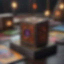 A vibrant collection of Magic: The Gathering cards displayed elegantly