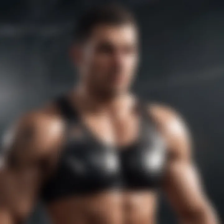 Close-up of the detailed character design and sports attire