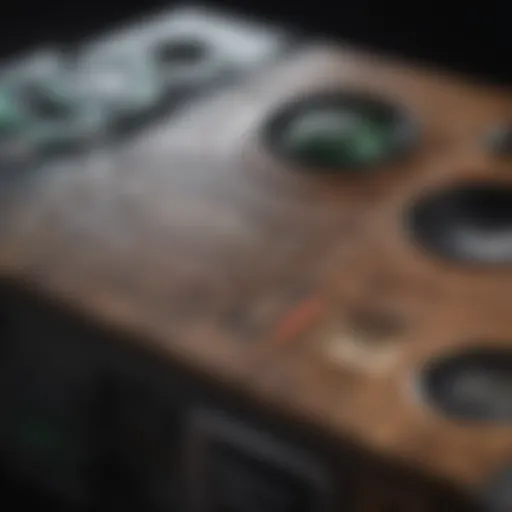 Close-up of the Star Wars Xbox Series X skin showcasing intricate design details