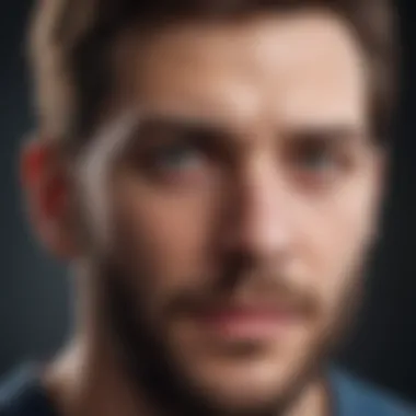 The Psychology of Gaming A thought-provoking visual depicting the psychological effects of gaming on individuals, featuring different emotional expressions.