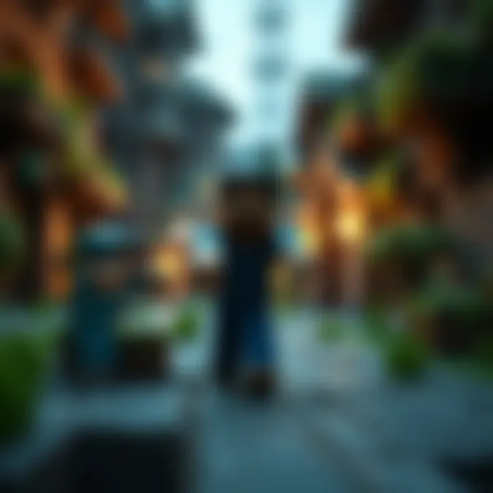 An overview of various Minecraft server types with distinct gameplay elements