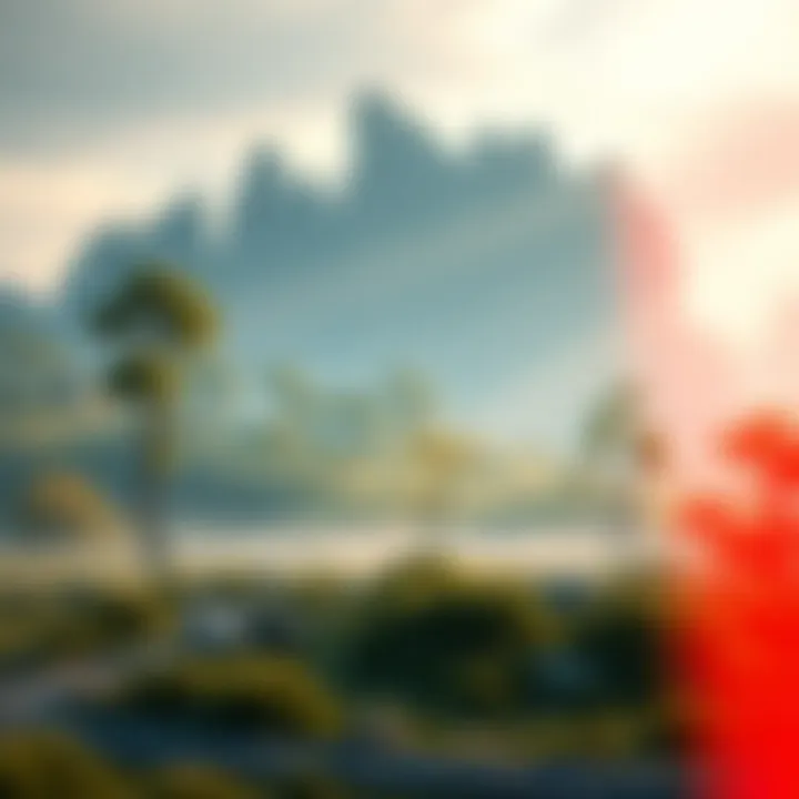 Concept art for an upcoming Xbox One game featuring a fantasy landscape