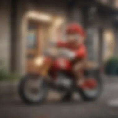 A comparison of vintage and modern Mario graphics