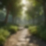 Immersive Virtual Landscape Virtual landscape in Wii Fit Adventure