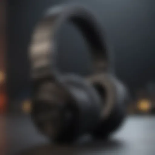 A sleek pair of wireless gaming headphones designed for immersive gameplay.