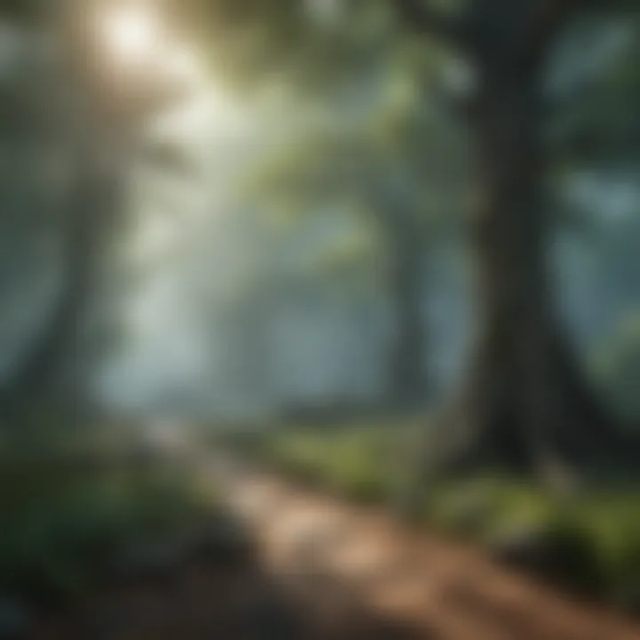 Magical Forest Setting in Final Fantasy XIV