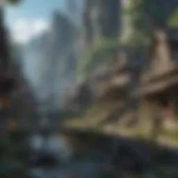 Mystical Elven City in Final Fantasy XIV