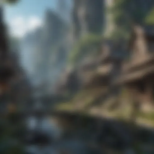 Mystical Elven City in Final Fantasy XIV