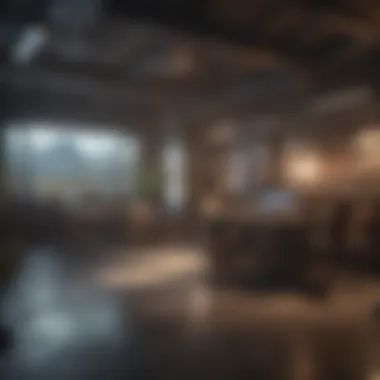 Inside a Game Development Studio Utilizing Unreal Engine A behind-the-scenes view of a game development studio using Unreal Engine