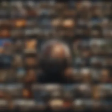 A collage of various game genres developed with Unreal Engine