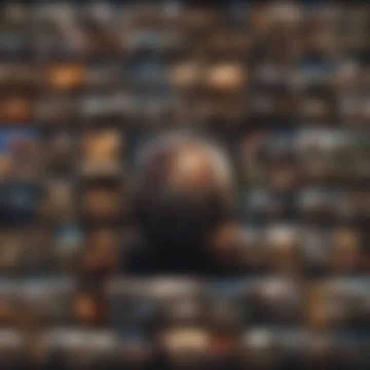A collage of various game genres developed with Unreal Engine